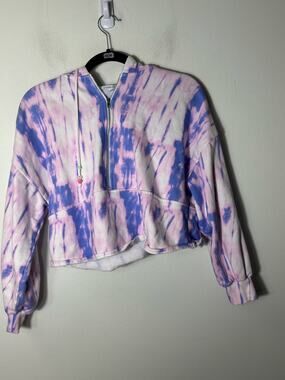 Olivia Rubin Tie Dye Crop Hoodie Sz S